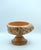Elegant "piedouche" (pedestal) mount solid carved birch bowl attributed to Aldo Tura, Italian 1960s.
