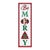Spread holiday cheer with this Metal Be Merry Sentiment Sign, featuring bold red and green tones with a vibrant red wood...