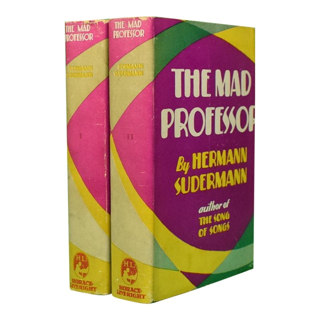 "The Mad Professor Volumes I & Ii" 1928 Sudermann, Hermann For Sale