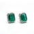 Emerald Natural Zambian Emerald Earring 11.06 Carats and 1.54 Cents in 14k Gold, A Pair For Sale - Image 8 of 18