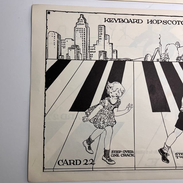 1930s 1935 Children's Music Print Set/2 For Sale - Image 5 of 6