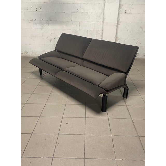 Gray 2-Seater Sofa by Giovanni Offredi for Saporiti Italia, 1970s For Sale - Image 8 of 18