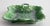 19th Century English Green Majolica Leaf Handled Platter For Sale - Image 4 of 9