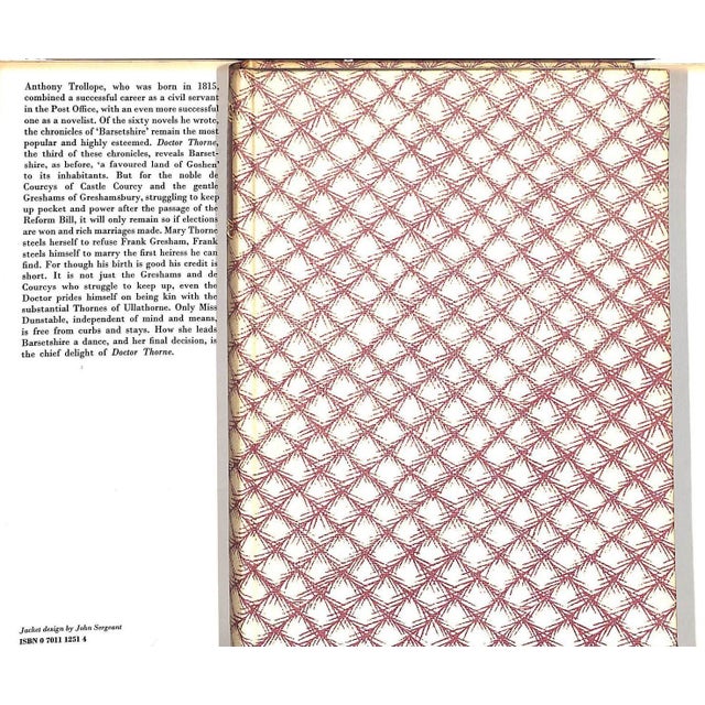 Traditional "Dr Thorne" 1967 Trollope, Anthony For Sale - Image 3 of 3