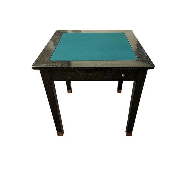 Art Nouveau Game Table with Reversible Table Top, Vienna, 1910s For Sale - Image 6 of 8