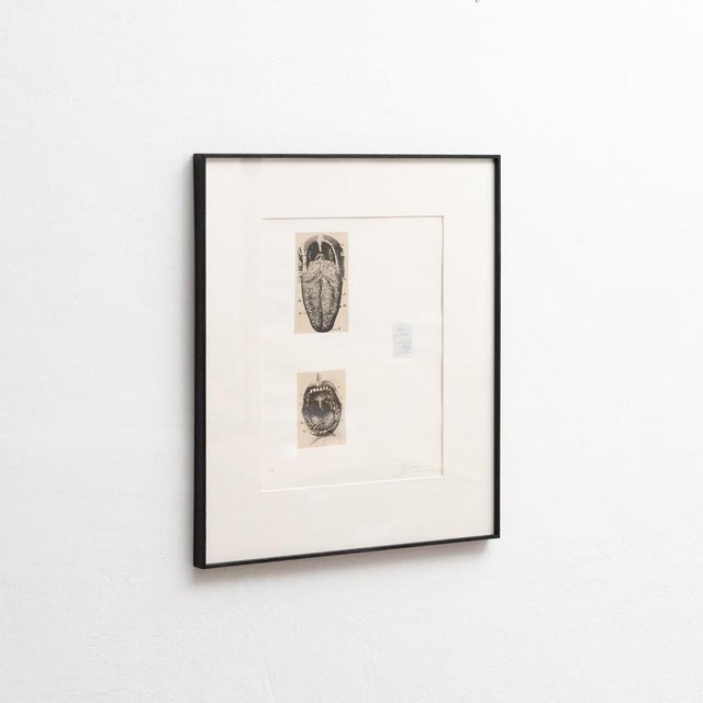 Contemporary Joan Brossa, Visual Poem, 1980s, Lithograph, Framed For Sale - Image 3 of 12