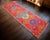 Heterodox Kurdish Runner Herki Rug. Hand-Knotted Colorful Tribal Short Runner - 3′6″ × 10′4″ For Sale - Image 4 of 16