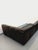 Vintage Corner Sofa in Black Leather with Integrated Bed, 1970s, Set of 3 For Sale - Image 12 of 18