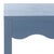 Spritely Home Litith Square Wave Accent Table in Blue For Sale - Image 4 of 8