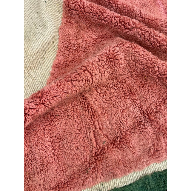 Early 21st Century Moroccan Handwoven Abstract Wool Rug, 2010s For Sale - Image 5 of 10