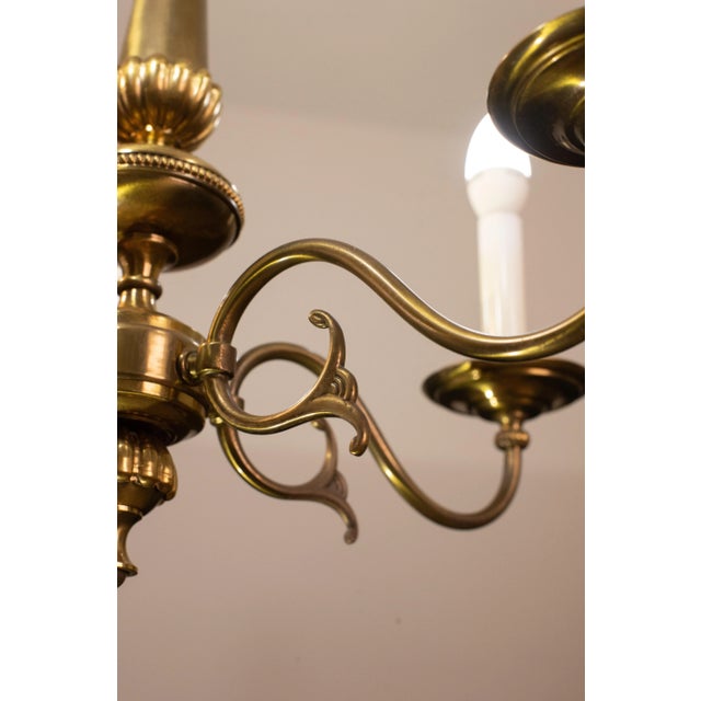 Vintage Brass Chandelier Signed Sciolari, Model 526, 1950s For Sale - Image 11 of 12