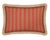 Orange Palais Outdoor Cushion in Jackie Camel & Red, 20x12 Inch For Sale - Image 8 of 8
