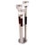 Black Floor Lamp in Murano Glass and Chromed Steel by Av Mazzega, 1970s For Sale - Image 8 of 8