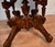 1880s Antique Victorian Renaissance Revival Walnut & Marble Top Center Table For Sale - Image 14 of 18