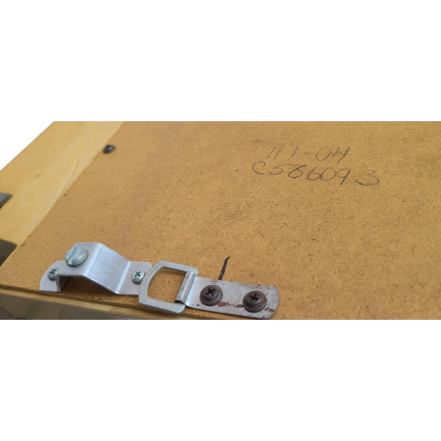 80's Art Deco Postmodern Ecru Lane Wall Mirror in the Style of Milo Baughman For Sale In Detroit - Image 6 of 10