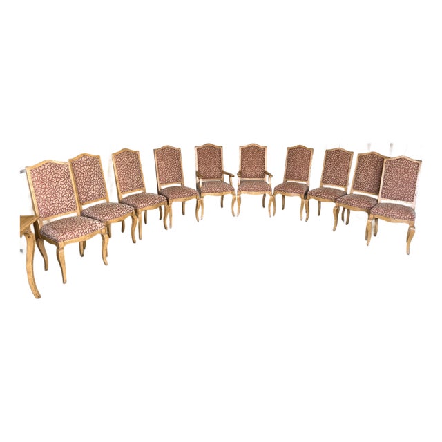 C. 1980’s Guy Chaddock Melrose Collection Chairs a Set of 10 For Sale