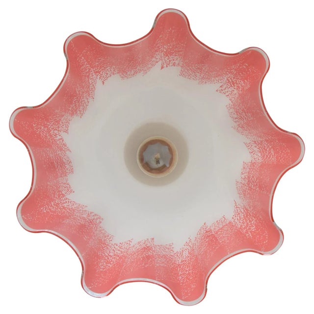 Red Glass Pendant, 1980s For Sale - Image 8 of 8