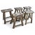 Mid 20th Century Vintage Rustic Elm Wood Work Stool For Sale - Image 5 of 8