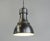 Model 530 Bauhaus pendant light by Kandem Circa 1920s. Product code #OA2717. Black lacquer shade - Steel neck with brass...
