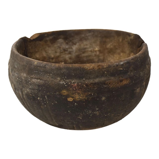 Early 20th Century Nupe Wood Bowl Nigeria For Sale