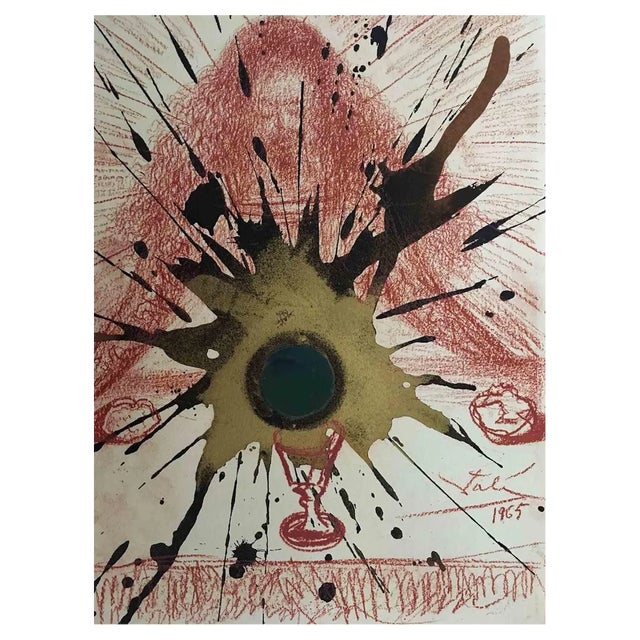 Salvador Dalí, Sanguis Novi Testamenti, Lithograph, 1964 For Sale
