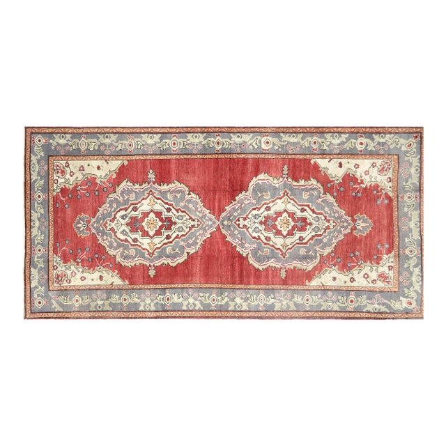 1960s Turkish Oushak Rug For Sale