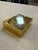 Italian Mid-Century Italian Hammered Brass Box With Sliding Lid For Sale - Image 3 of 6