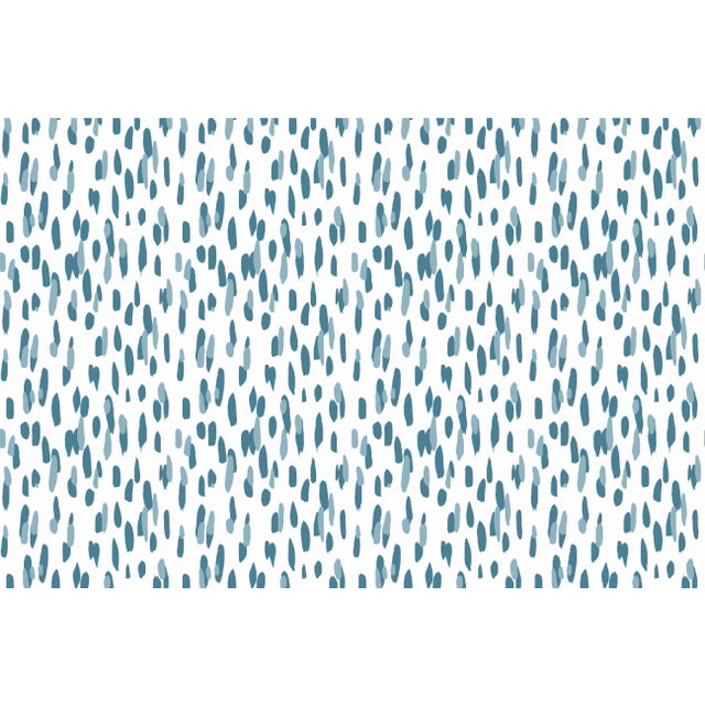 Club House Pool Blue Fabric Sample For Sale