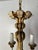 1930s Italian (12) Light Painted & Parcel Gilt Chandelier For Sale - Image 9 of 11