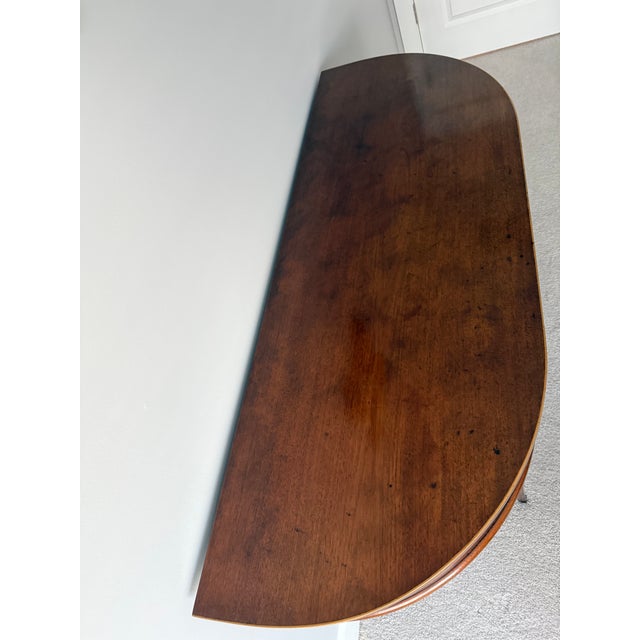 Transitional Classically Styled Demi-Lune For Sale - Image 3 of 8