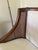 Ivory Vintage Cane-Back Upholstered Settee / Loveseat For Sale - Image 8 of 9