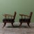 Pair of Carved Walnut Lounge Chairs in the Style of Ettore Zaccari For Sale In Los Angeles - Image 6 of 16