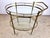 Metal Mid 20th Century Modern / Hollywood Regency Brass Two-Tier Oval Bar Cart / Tea Cart For Sale - Image 7 of 12