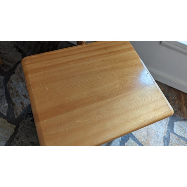 Wood Heywood-Wakefield Ashcraft Nesting Table Set of 3, 1950s For Sale - Image 7 of 11