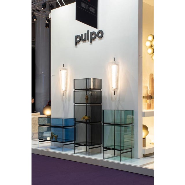 Contemporary Lyn High Shelf 8400BL in Blue by Visser & Meijwaard for Pulpo For Sale - Image 3 of 5