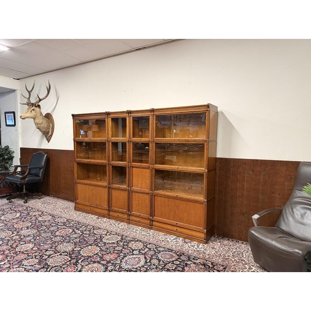 Ambassador Bookcase from Globe Wernicke For Sale - Image 4 of 18