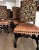 Elevate your dining space with this striking set of 8 Spanish Revival-style dining chairs, blending rustic elegance with...