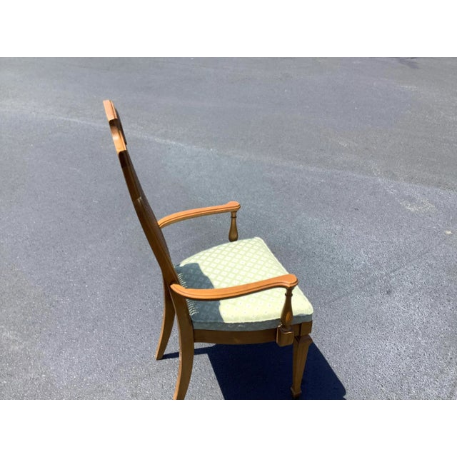 Wood 1970s Mid Century Dining Chairs- Set of Six For Sale - Image 7 of 9