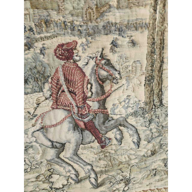 1970s Medieval Hunts of Maximilian Wool Tapestry, Brussels, 1960s For Sale - Image 5 of 18