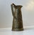 Metal English Brass Pitcher with Medieval Embossed Micro-Cosmos, 1950s For Sale - Image 7 of 10