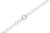Haus of Brilliance .925 Sterling Silver 1.00 Cttw Diamond Interlinking Open Circle Link Bracelet For Sale - Image 4 of 6