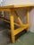Wood 1970s Heavy Duty Yellow Painted Work Bench For Sale - Image 7 of 8