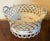 Antique Early 19th Century Old Paris Porcelain Reticulated Centerpiece Fruit Basket Decorated With Floral Sprig For Sale - Image 12 of 15