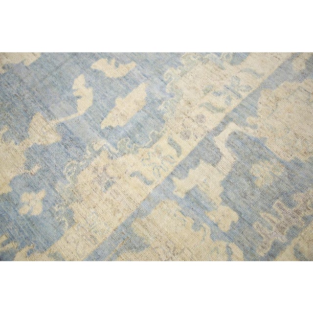 Turkish Oriental Hand Knotted Rug Turkish Oushak 14'2" x 17'10" For Sale - Image 3 of 5