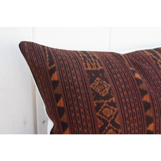 Krayan Antique Sumatran Ikat Pillow For Sale - Image 4 of 8
