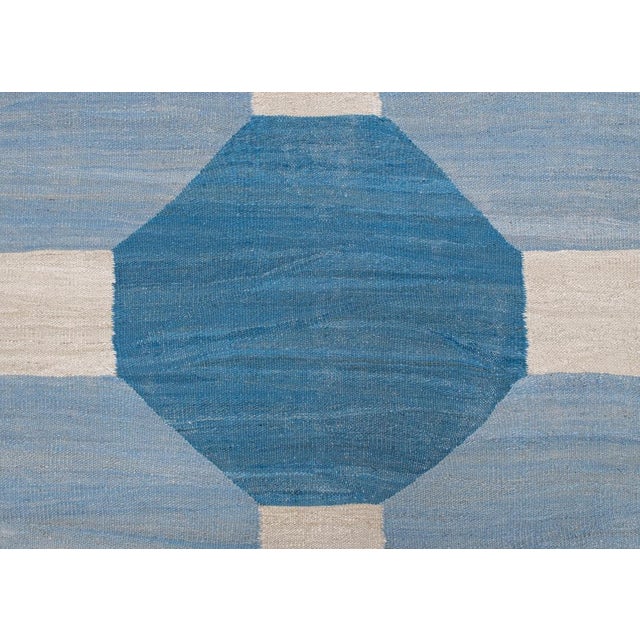 Turkish Oriental Flat Weave Turkish Kilim 8'1" x 10'8" For Sale - Image 3 of 9