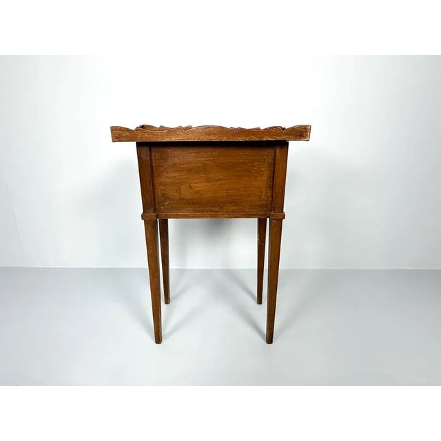 Antique Nightstand with Roller Door, 19th Century For Sale - Image 3 of 12