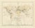 Earthquakes and Volcanoes Map by A. K. Johnston, 1852 For Sale