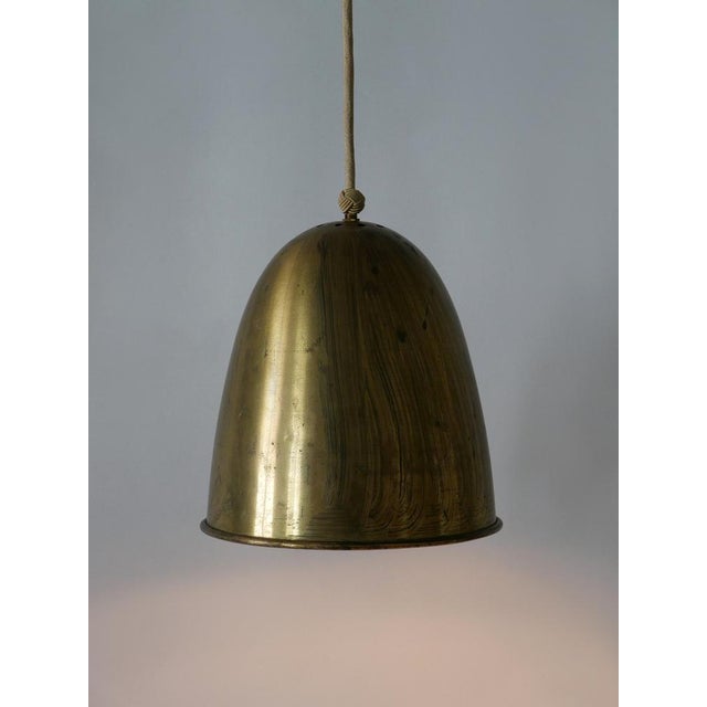 Mid-Century Modern Mid-Century Modern Brass Pendant Lamp, Germany, 1950s For Sale - Image 3 of 18