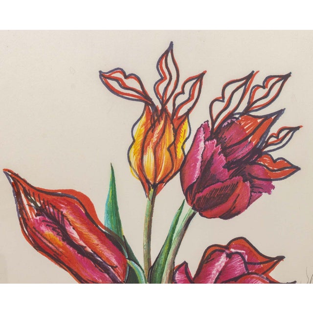 Contemporary Salvador Dali "Tulip (Lips)" Etching, 1972 For Sale - Image 3 of 12